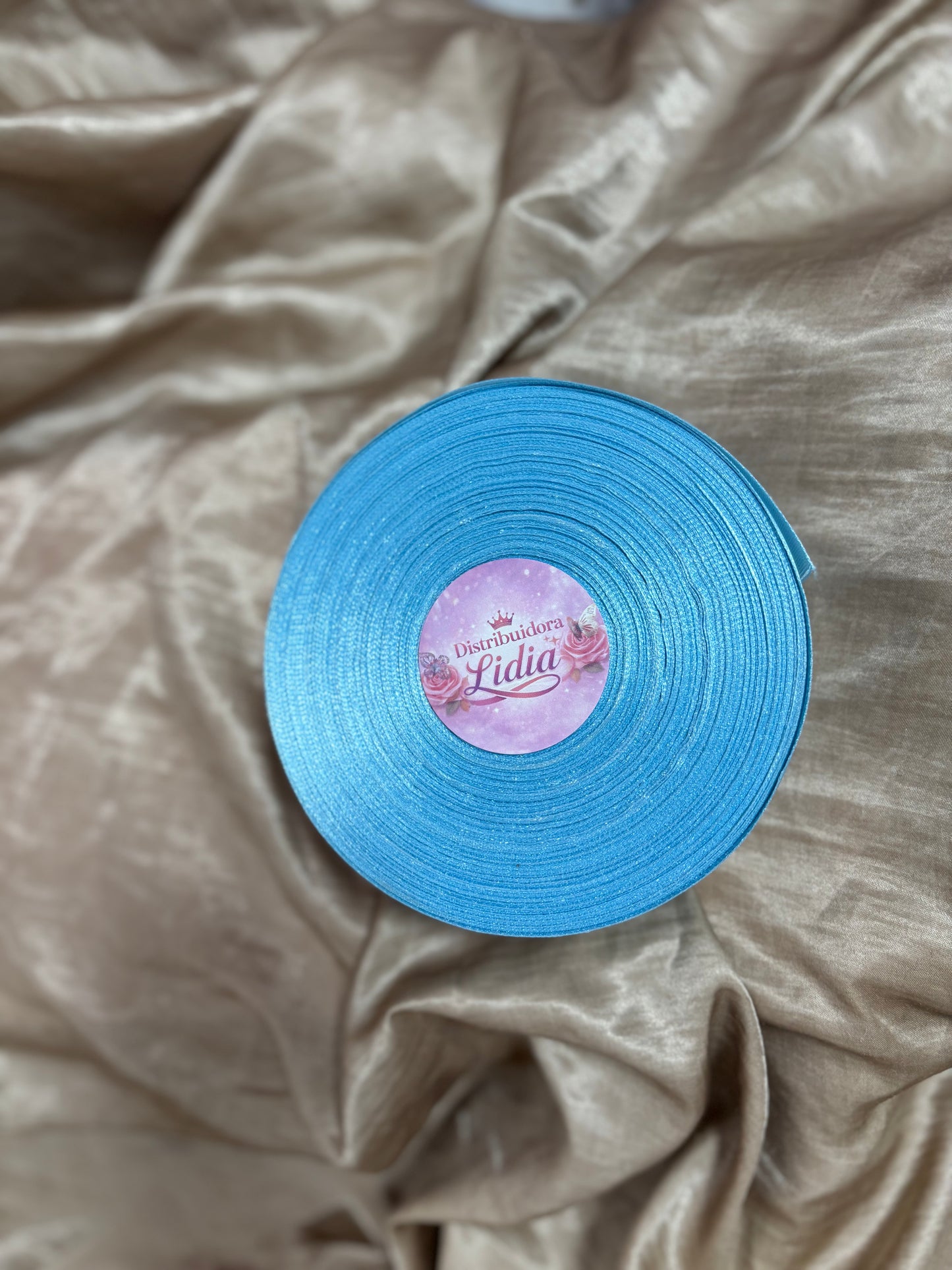 Cinta satinada #70Lightblue