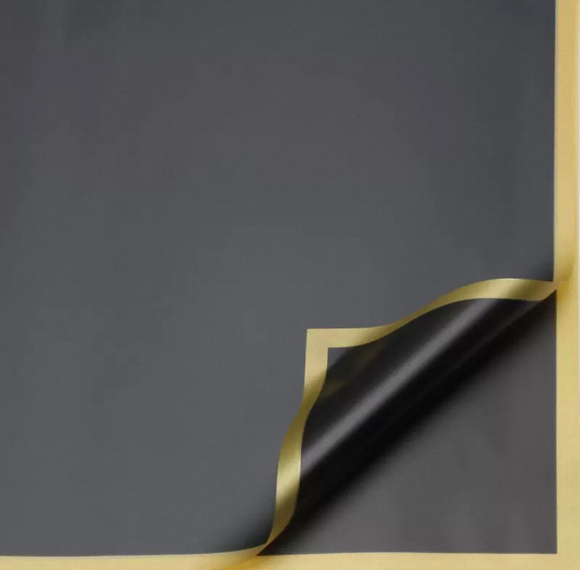Papel coreano Negro/Oro 20ud